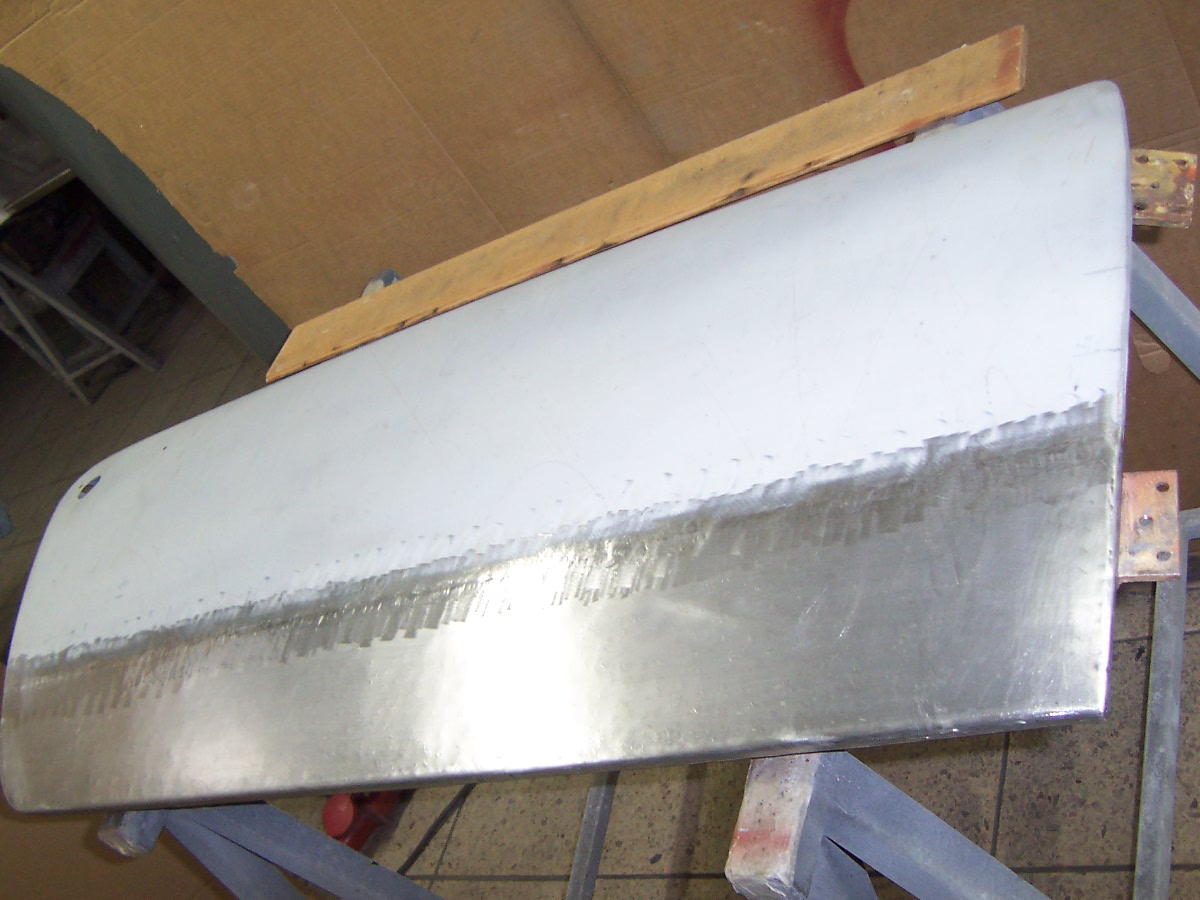 Fully welded for preparation for painting