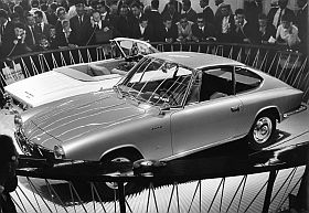 Presentation GLAS 1300 GT at the IAA 1963