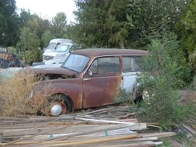 Am Eingang wartet dieser DKW